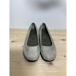 Liz Claiborne Lilly Green Ballet Flat‎ Shoe Classic EUC U2